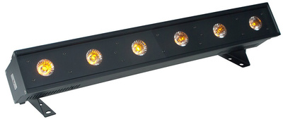 Ultra HEX Bar 6, Merkmale: - ultrahelle, 50 cm lange Leuchtenleiste für den Innenbereich mit sechs 10-Watt HEX-LEDs (RGBWA+UV: 6-IN-1), -