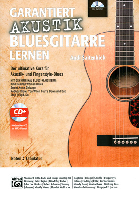 Alfred Music Publishing Garantiert Akustik-Bluesgit. gitaros literatūra