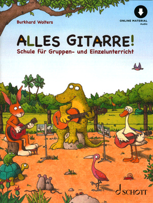 Schott Alles Gitarre! akustinės gitaros mokomoji literatūra