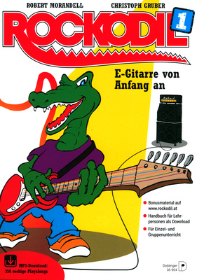 Doblinger Musikverlag Rockodil 1 el. gitaros mokomoji literatūra