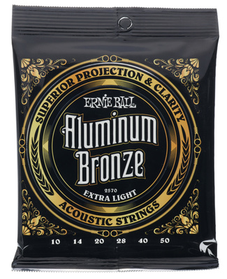 Ernie Ball 2570 Aluminum Bronze 010 pavienė akustinės gitaros styga