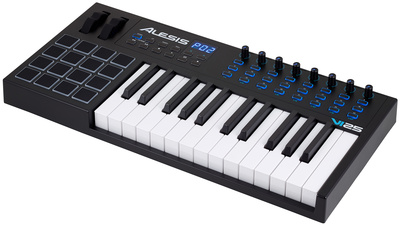 VI25, USB-MIDI Controller Keyboard, 25 Anschlagdynamische Pianotasten, Leicht gewichtete Tastatur mit Aftertouch, Pitch Bender &