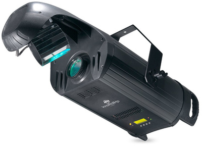 Inno Roll HP, weiße 80-Watt-LED Leuchtquelle (ca. 50.000 Betriebsstunden), DMX-Steuerung, Musiksteuerung, Auto Run (Programme), 10 Grad