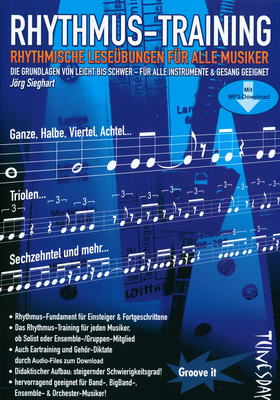 Tunesday Records Rhythmus-Training ritmikos mokymosi knyga