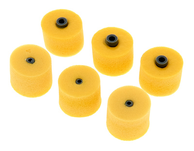 ER38-14C, Ersatzohrpolster aus Schaumstoff, passend für Etymotic ER-4PT, Music Pro und weitere Etymotic Hörer, Farbe gelb, 3 Paar