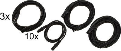 Stairville DMX Cable Set "Mix" DMX ir valdymo laidų komplektas