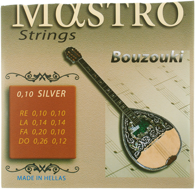 Mastro Bouzouki 8 Strings 010 SP įvairios stygos