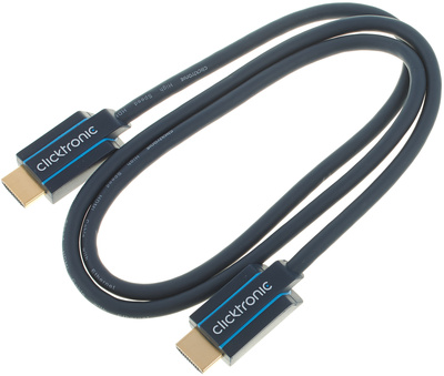 Clicktronic HDMI Casual Cable 1m vaizdo laidas