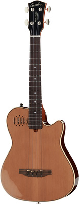 Multiuke Natural Tenor Ukulele, Mahagoni Korpus mit Hohlkammer, massive Zederndecke, Mahagoni Hals, Palisander (Dalbergia latifolia) Griffbrett,