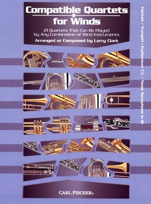 Carl Fischer Compatible Quartets Bb Instr. dziesmu grāmata