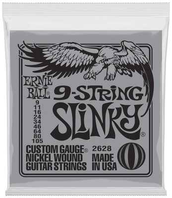 Ernie Ball 2628 Slinky 9-String elektrinės gitaros stygos