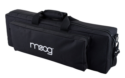 Moog Theremini Gigbag, Transporttasche für Moog Theremini, Material: strapazierfähiges schwarzes Nylon, 2 Tragegriffe und Schulterriemen, extra Fach