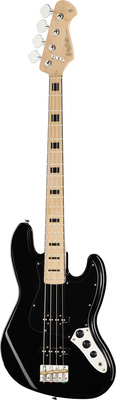 Harley Benton JB-75MN Black Vintage Series bosinė gitara