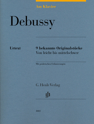 Henle Verlag Am Klavier Debussy klasikinė fortepijono literatūra