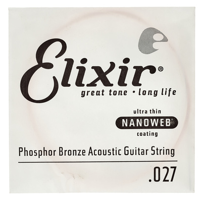 Elixir .027 Western Guitar Ph. pavienė gitara styga