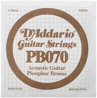 Daddario PB070 pavienė gitara styga