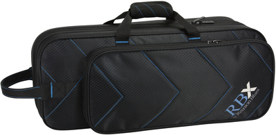 RBX-TRU Tasche für Trompete, leichte Hartschalenkonstruktion, robust und wasserdichtes Quilted Chevron Außenmaterial, ergonomischer