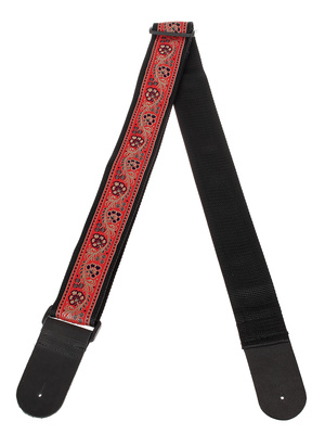 Thomann Bollywood Strap Red & Gold folklorinių instrumentų diržas