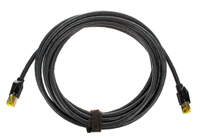 CSE5HH5, Cat5 Kabel mit RJ 45 Stecker, 5 Meter, Farbe Schwarz