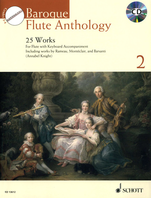 Baroque Flute Anthology Vol.2, Von Annabel Knight: 25 Werke für Querflöte mit Klavierbegleitung, 56 Seiten, ED 13612, ISBN 978-1-84761-356-1,