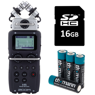 Zoom H5 SD Card 16 GB rinkinys nešiojamasis įrašymo įrenginys