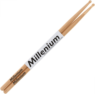 Millenium 5A Hickory Sticks apvalios būgnų lazdelės