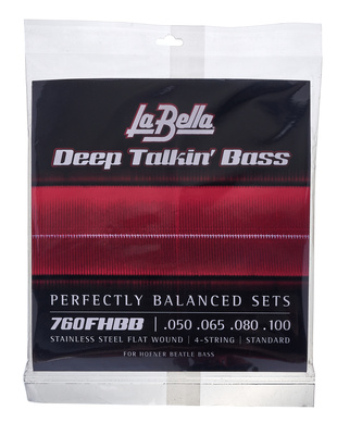 La Bella 760FHBB Beatle Bass plokščios bosinės gitaros stygos