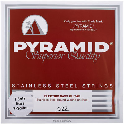 Pyramid 7 String Bass Set SSSL 022-128 elektrinės bosinės gitaros stygos