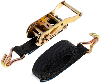 Zurrgurt 50mm breit, 4m lang. Zulässige Zugkraft 5000 daN (Umreifung) Polyester (PES), VDI 2700, 2701, 2702, DIN EN 12195-2.