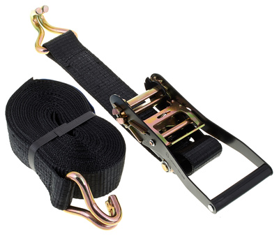 Zurrgurt 50mm breit, 6m lang. Zulässige Zugkraft 5000 daN (Umreifung) Polyester (PES), VDI 2700, 2701, 2702, DIN EN 12195-2.