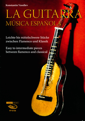 Fingerprint La Guitarra Musica Espanola klasikinės gitaros literatūra