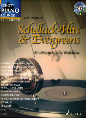 Schellack-Hits & Evergreens, Von Carsten Gerlitz: 16 unvergessliche Melodien der Tonfilmromanzen der 30er- und 40er-Jahre für Klavier solo, Aus