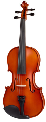 Pure Violingarnitur EW 1/2, Griffbrett und Wirbel aus Ebenholz, massive Fichtendecke, massiver Ahornboden, eingelegter Span, dunkelrotbrauner