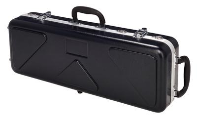 Pure CVK Violinkoffer 1/16, stapelbare ABS-Schale, gut geeignet für Leihinstrumente und Schulen, Aluminiumrahmen, Schwebelagerung, Zubehörfach, 2