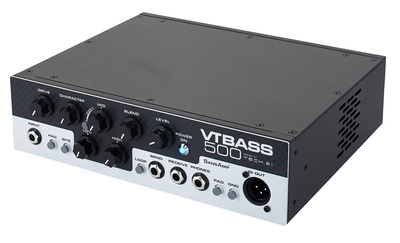 Tech 21 Bass VT 500 Transistor Bass Topteil, 500 Watt RMS @ 4 Ohm (Mindestlast), 300 Watt RMS @ 8 Ohm, Regler: Drive, Character, Mid, Low, High,
