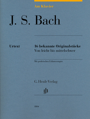 Henle Verlag Am Klavier Bach klasikinė fortepijono literatūra