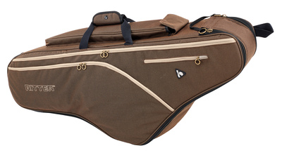 Session RBS7 Gig Bag für Bari Sax Low-B Flat, 29mm Polsterung aus 20mm ""High Density Foam"", 5mm ""Soft Foam"", 3mm weiche Plüsch Polsterung