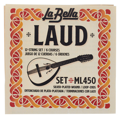 La Bella ML450 Laud stygos