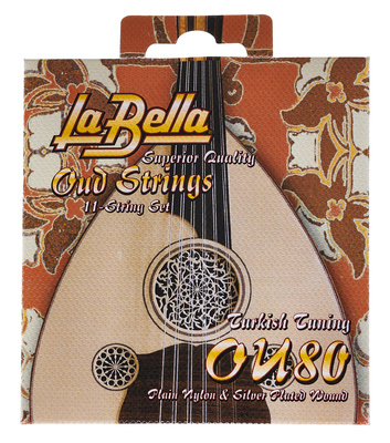 La Bella OU80 Oud Turkish Tuning stygos