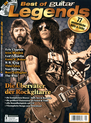 Best of Guitar Legends, Volume 1, 77 der größten Rock-Riffs und -Licks aller Zeiten mit Playalong-CD! Aus dem Inhalt: Eric Clapton, Iron