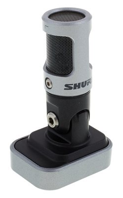 B-Stock, Shure Motiv MV88, digitales IOS Kondensator Aufsteckmikrofon für alle IOS Geräte mit Lightning Anschluss, schaltbare DSP Modes: Sprache,