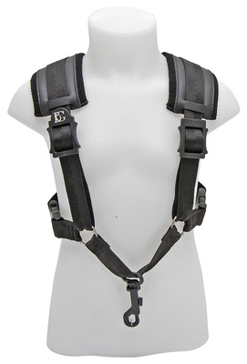 S42CSH Kinder Komforttragegurt für Saxophon, mit verstellbaren Baumwollpolstern, Kunststoff Schnapphaken, an 5 Punkten einstellbar, nicht