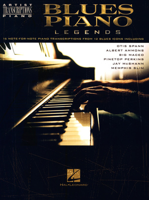 Hal Leonard Blues Piano Legends klavieru dziesmu grāmata