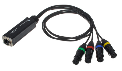 Stairville RJ45 DMX Shuttle Snake FX4 priedų laikiklis