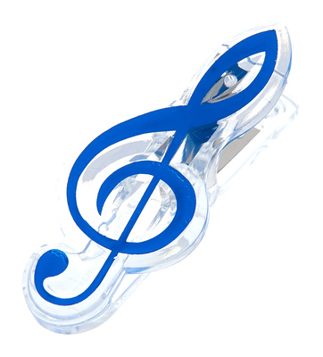agifty Music Clip Violin Clef Blue muzikos iškarpa