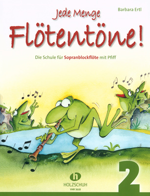 Holzschuh Verlag Jede Menge Flötentöne 2 fleitos mokomoji knyga