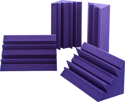 Auralex Acoustics Lenrd Bass Traps purpurinės bosinės gaudyklės