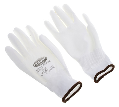 Thomann Nylon gloves white size 8 baltos nailoninės pirštinės  