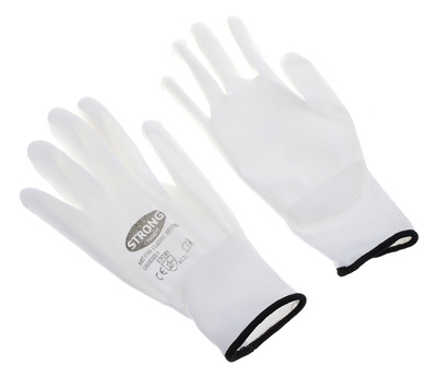 Thomann Nylon gloves white size 9 balti nailoniniai pirštinės, dydis 9