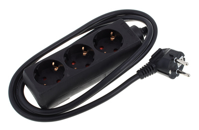 Stairville Power Split 3 Way Black multi lizdas
